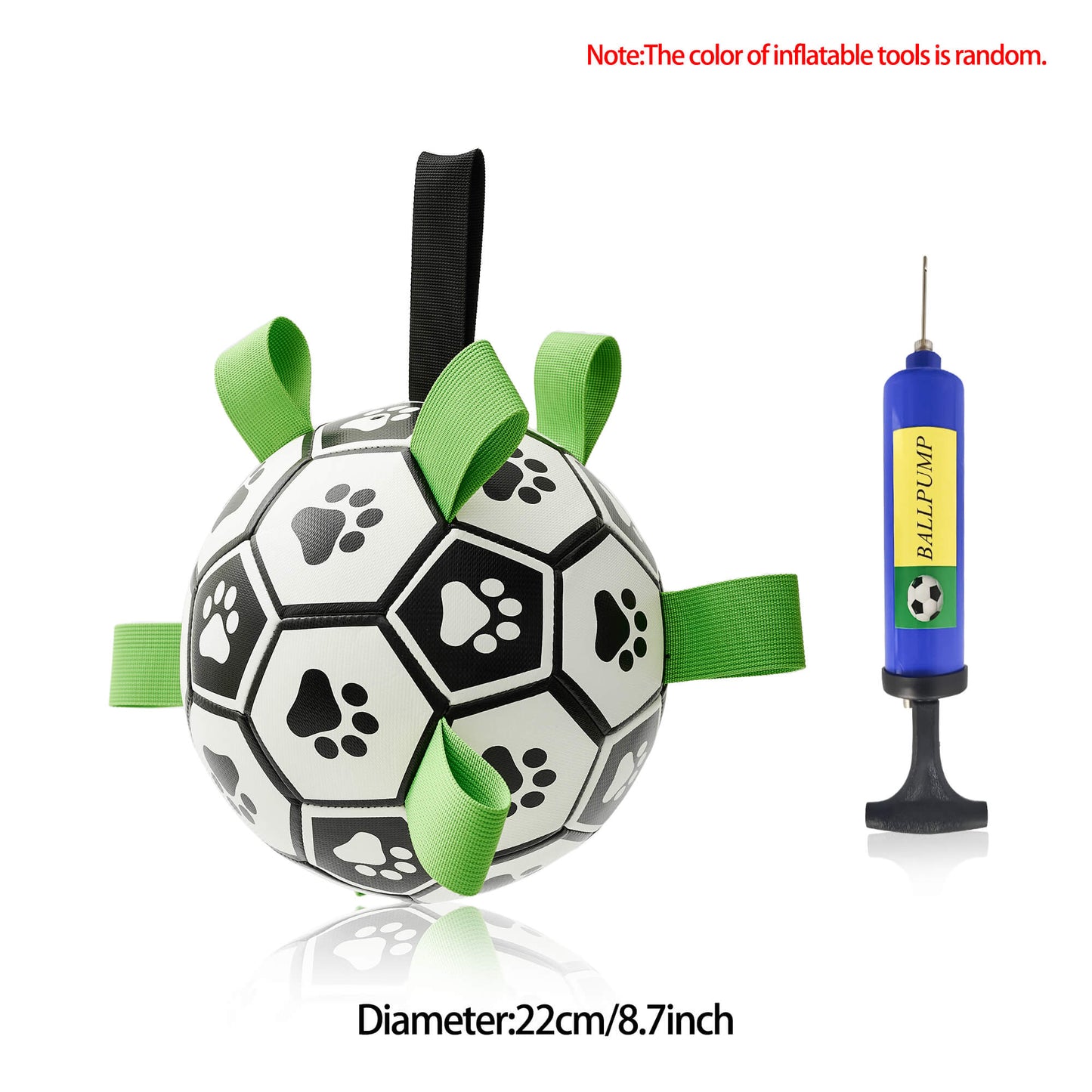 Inflatable Soccer Ball Dog Toy
