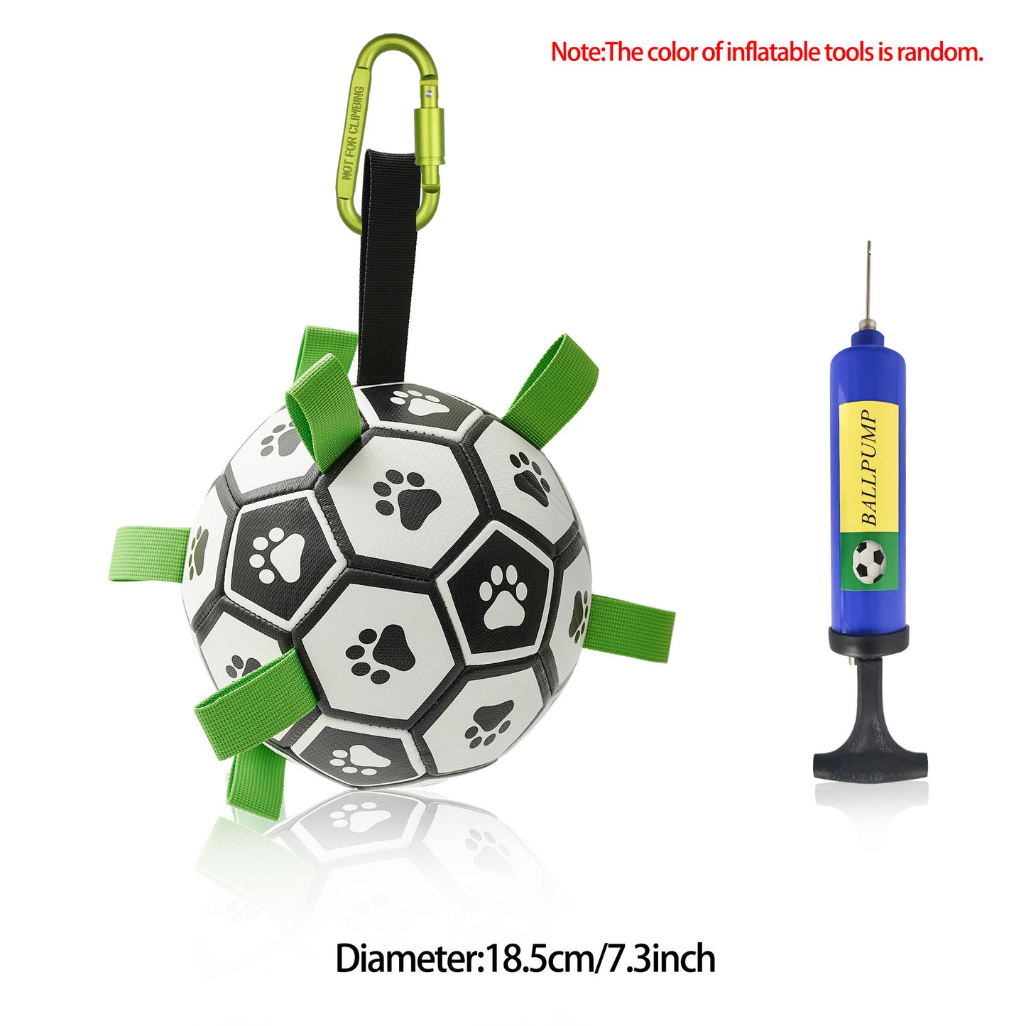Inflatable Soccer Ball Dog Toy