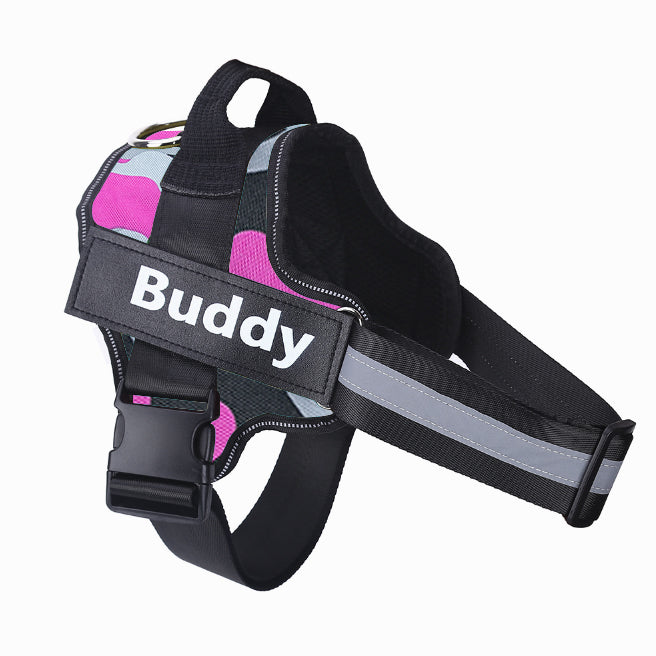 Adjustable No-Pull Reflective Dog Harness
