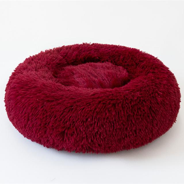 Ultra-Soft Corduroy Donut Cuddler Bed