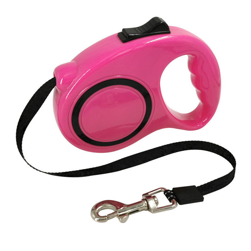 Candy Color Retractable Dog Leash