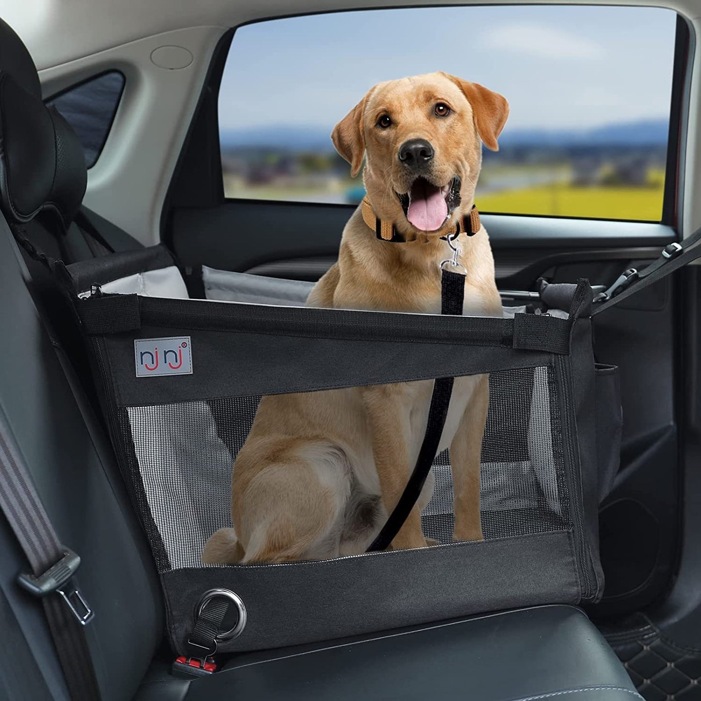 Waterproof Dog Car Seat Cover for Rear Seats