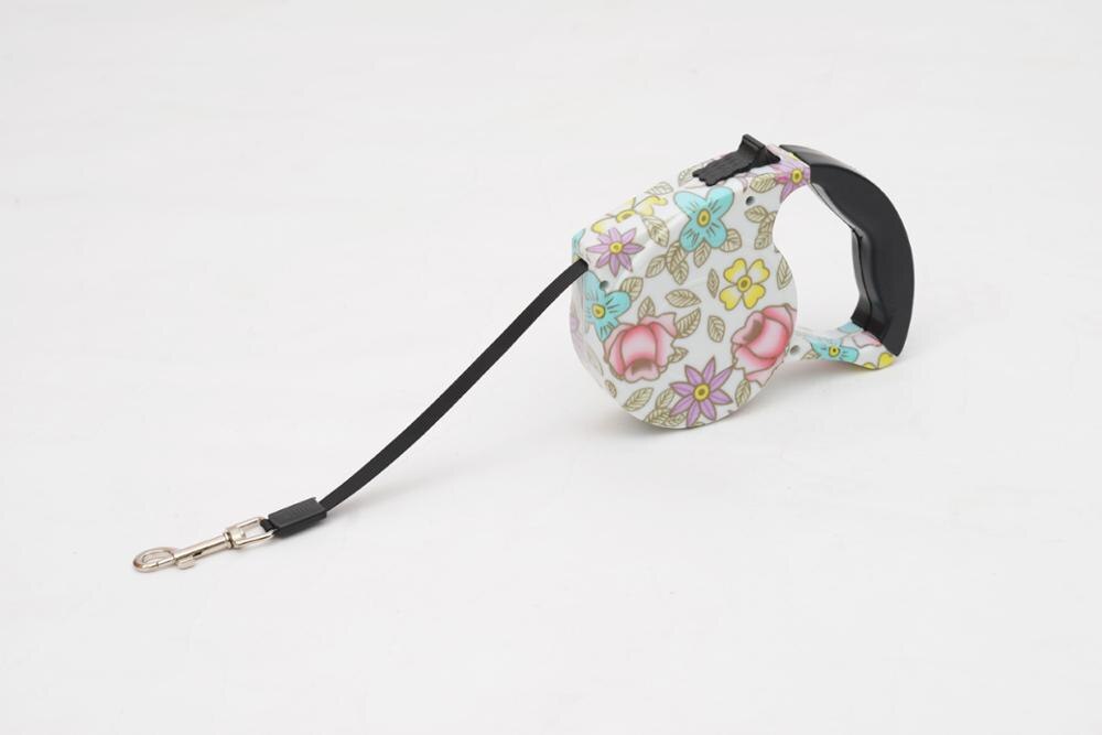 Patterned Retractable Dog Leash