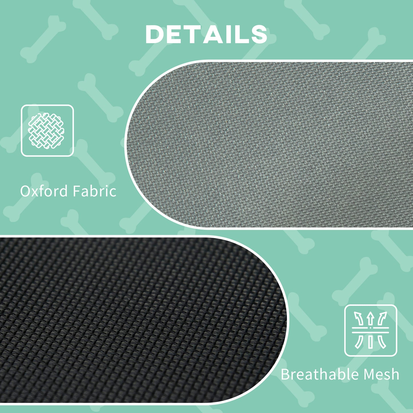 Foldable dog cot steel frame