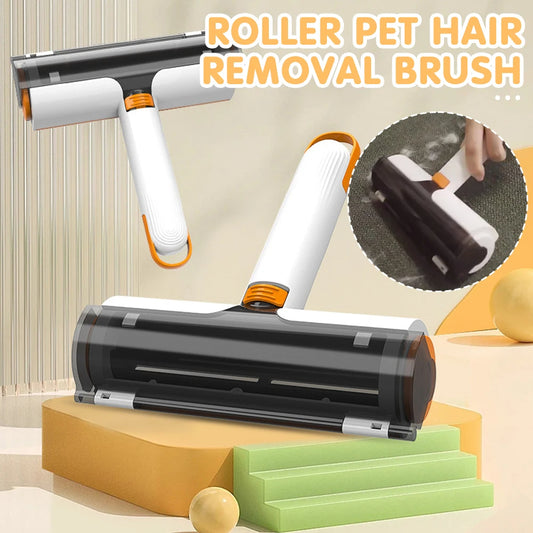 Washable reusable pet hair removal lint roller that never runs out of sheets