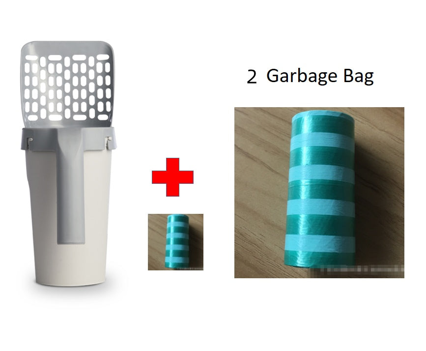 All-in-One Cat Litter Scoop & Storage