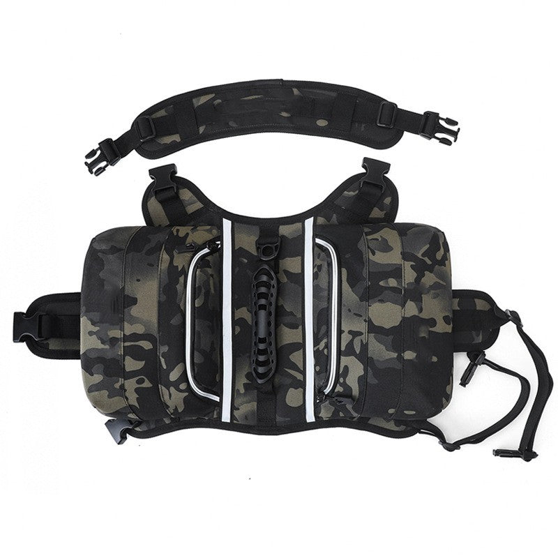 Durable Oxford Dog Harness Backpack for Hiking