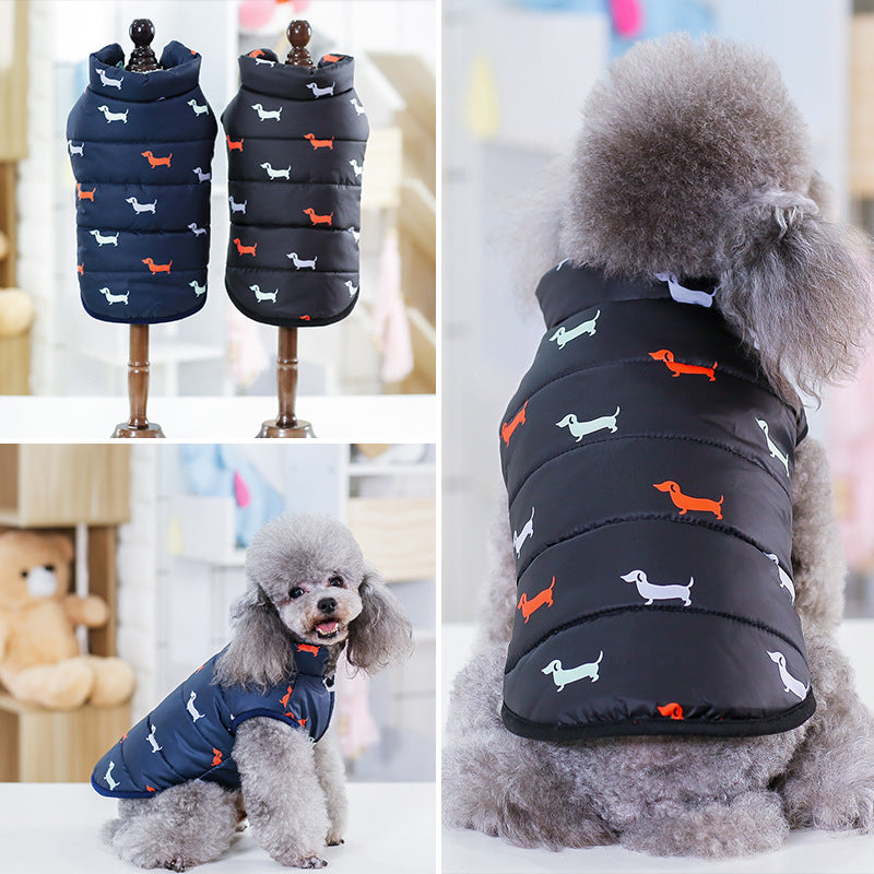 Simple, Sharp and Effortlessly Cool Casual Breathable Cotton Dog Vest