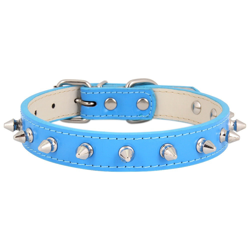 Leather Spike Pet Collar