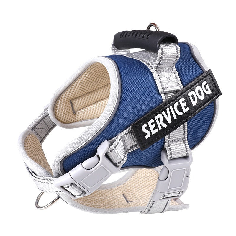 Vest-Style Dog Harness & Traction Rope