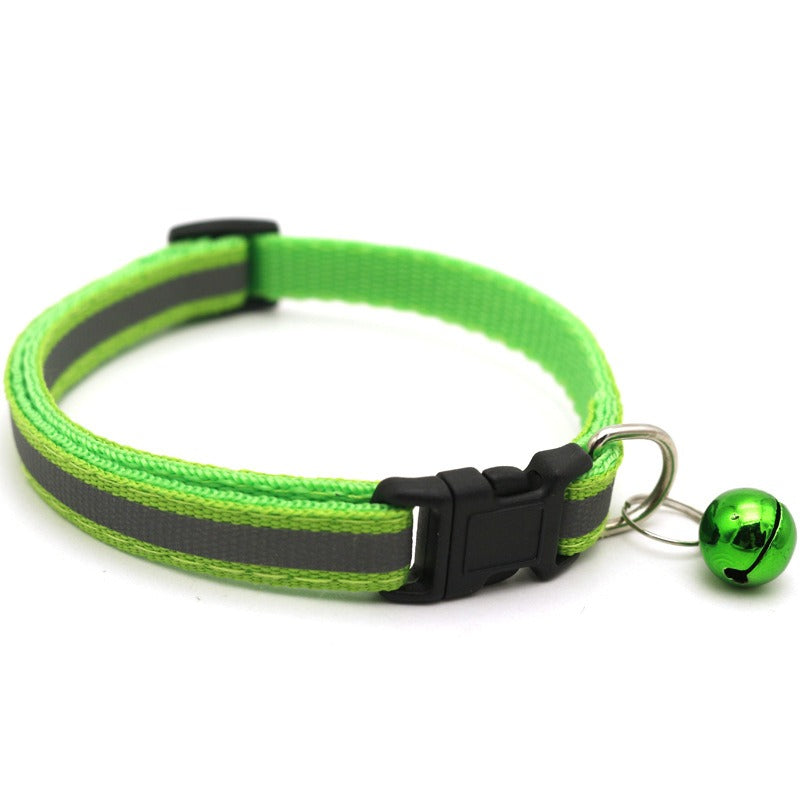 Reflective Safety Pet Collar with Bell
