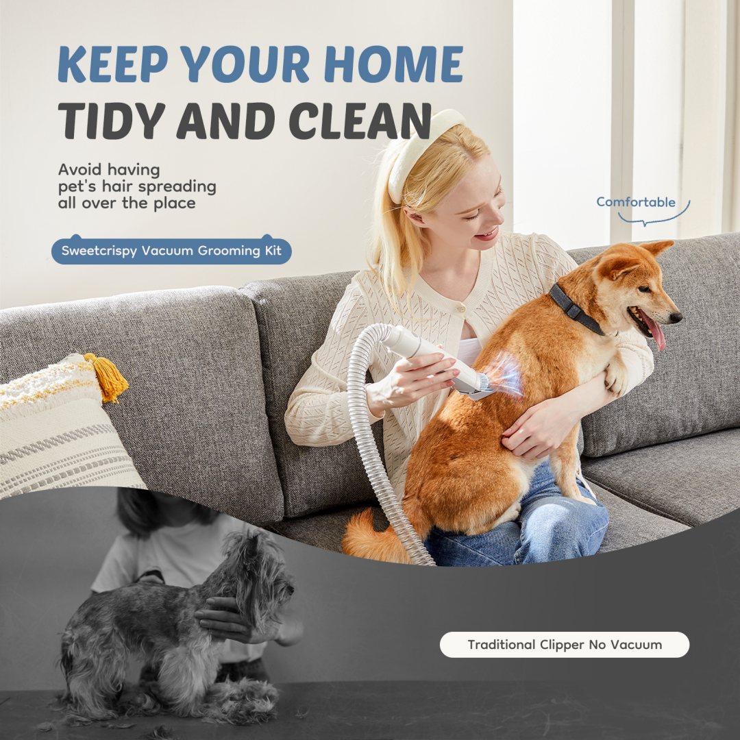 Grooming vacuum kit contents