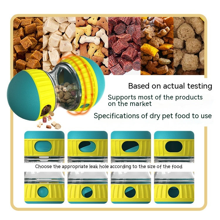 Slow feeder dog toy reducing bloat during meal time