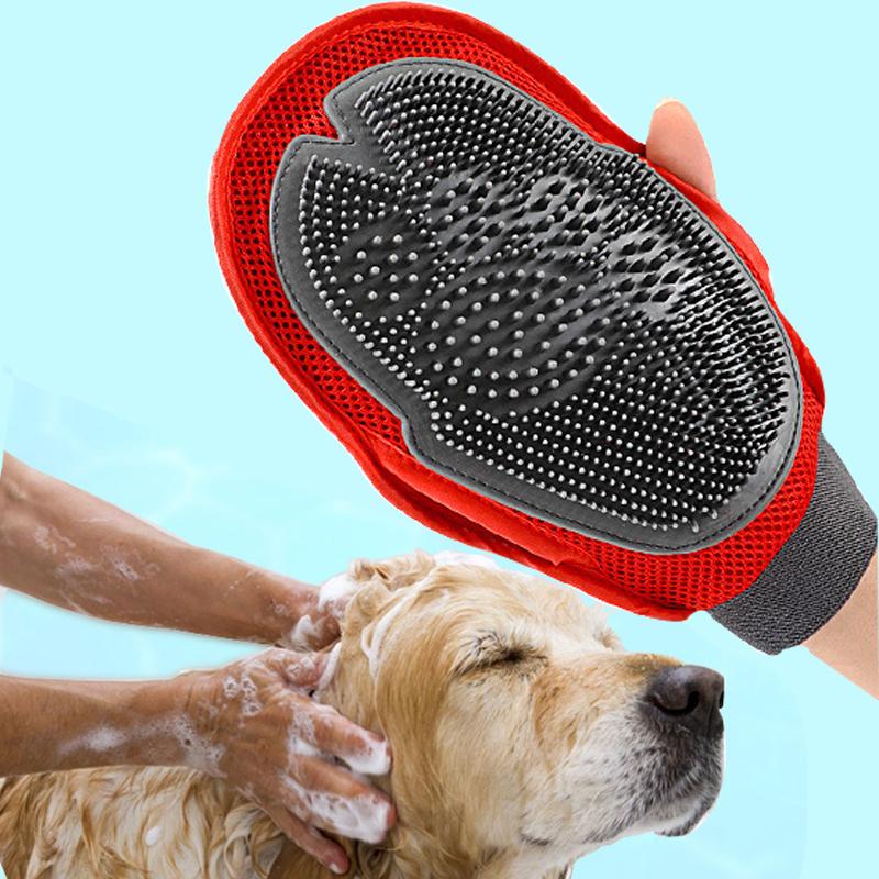 Grooming That Feels Like Petting 3D Mesh Dog Grooming Massage Glove
