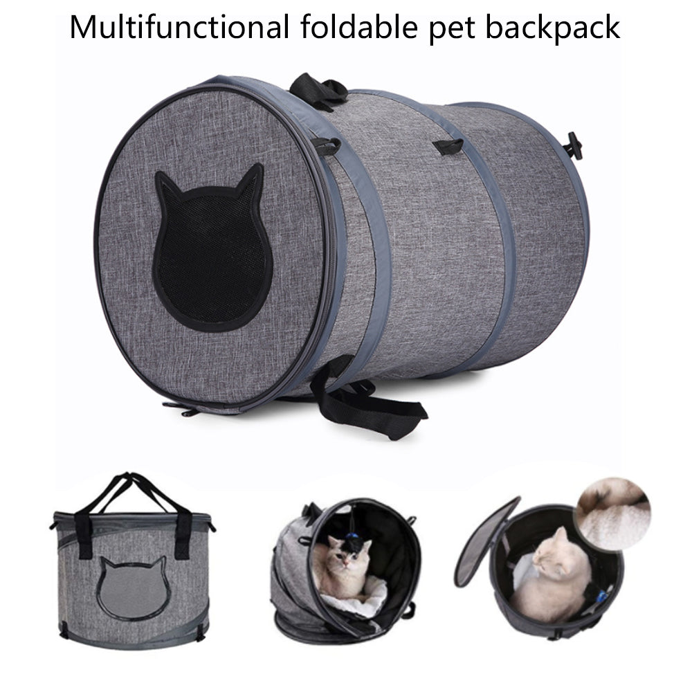 Adventure Awaits and Your Pet Is Invited Foldable Outdoor Pet Carrier Bag