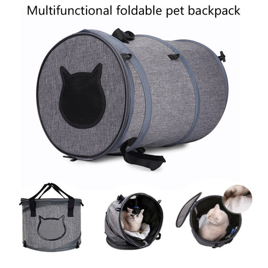 Adventure Awaits and Your Pet Is Invited Foldable Outdoor Pet Carrier Bag