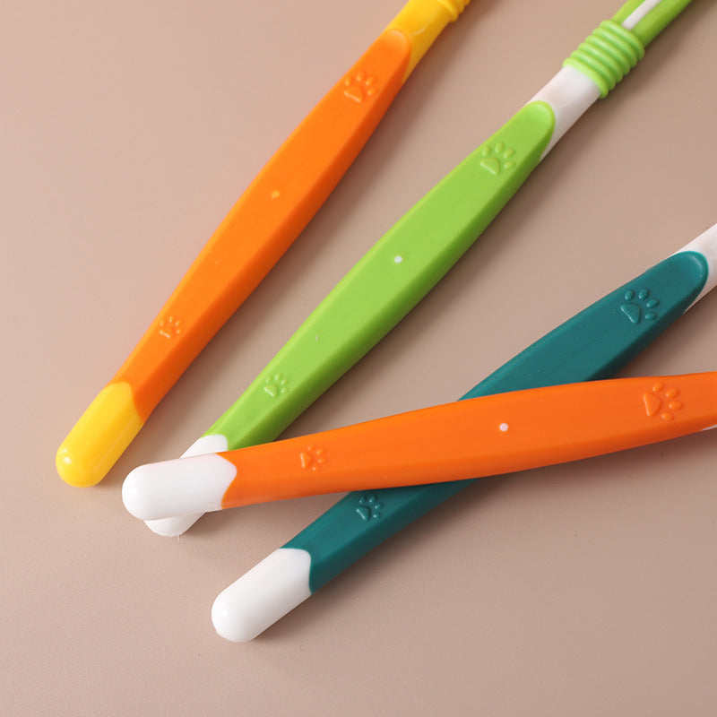 Dual-Head Pet Toothbrush