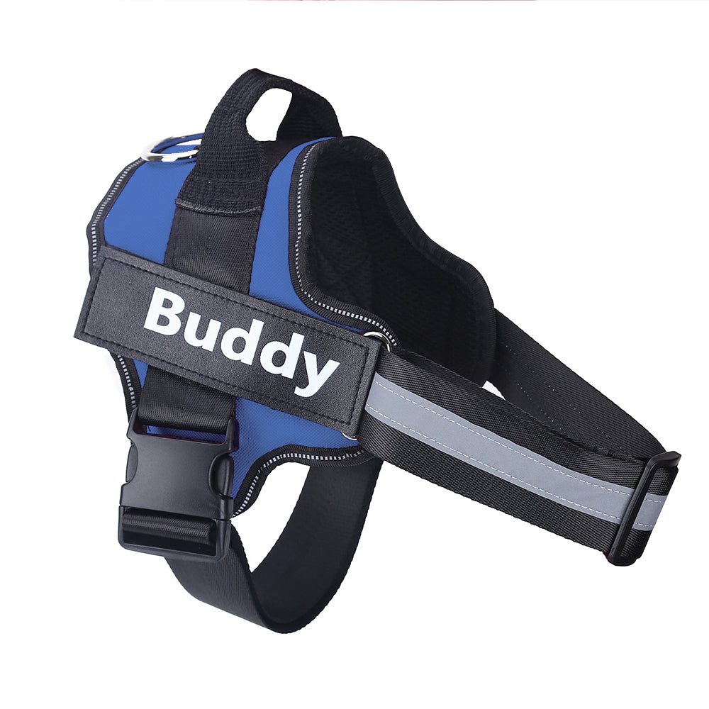 Adjustable No-Pull Reflective Dog Harness