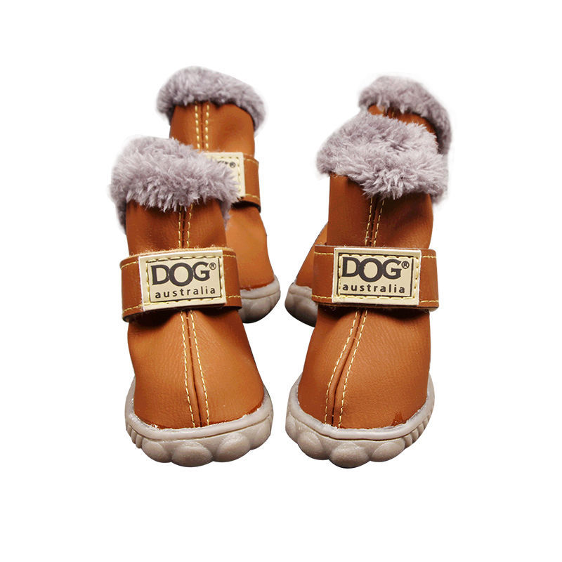 Warm Plush Snow Boots for Dogs