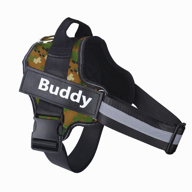 Adjustable No-Pull Reflective Dog Harness