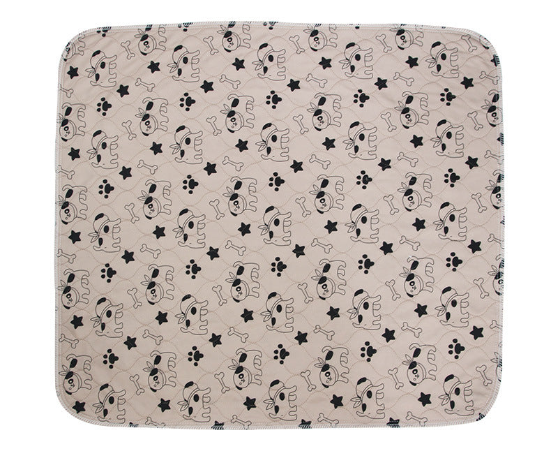 Reusable washable pet training pad in multiple sizes