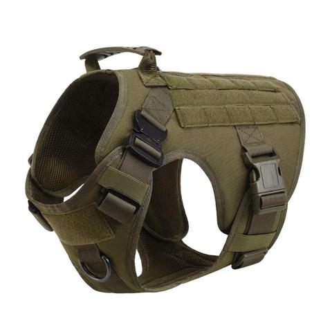 Military Tactical Adjustable Dog Harness Vest