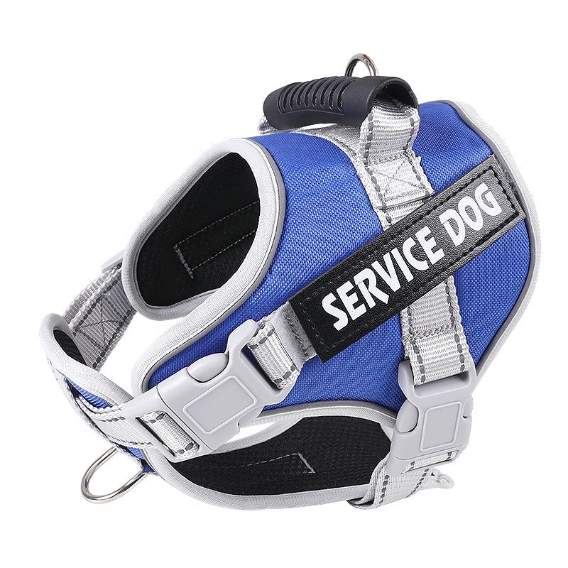 Vest-Style Dog Harness & Traction Rope