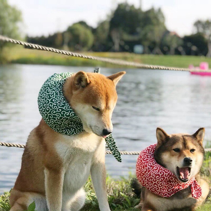 Japanese Cotton Scarf Pet Collar