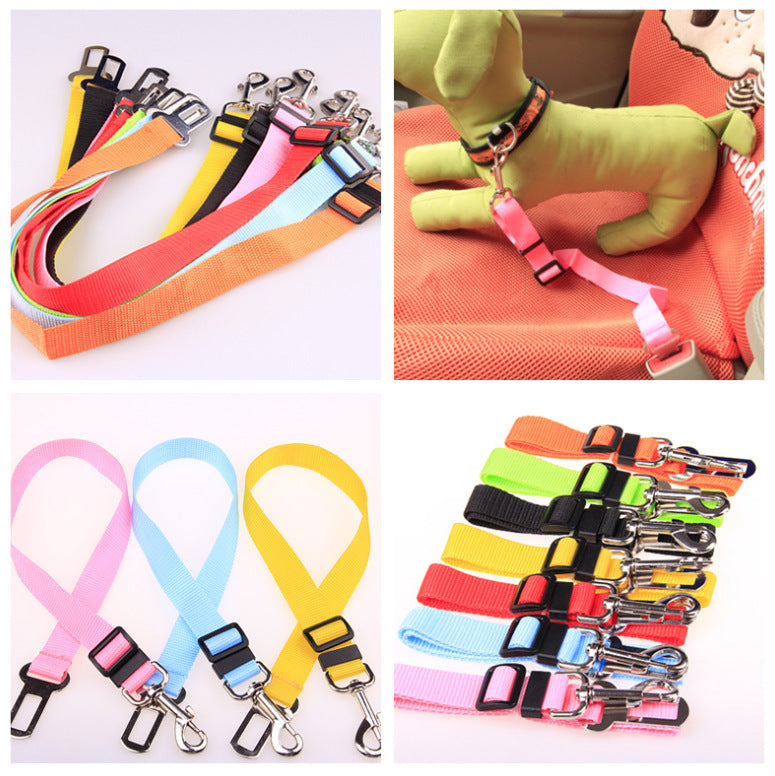 Adjustable Dog Car Seat Belt Leash