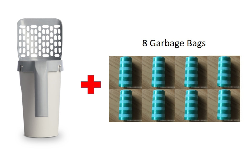 All-in-One Cat Litter Scoop & Storage