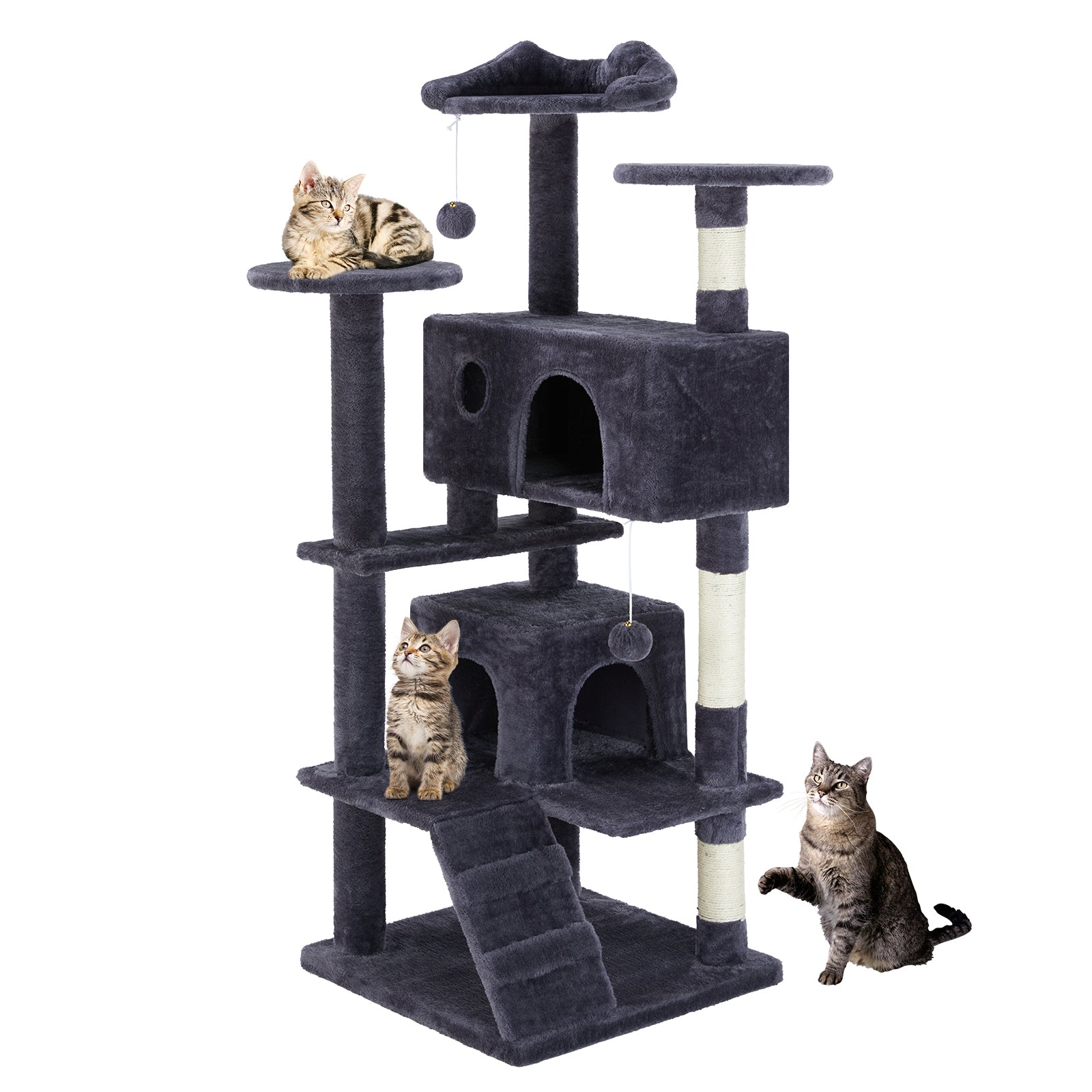 Cat tree tower deep blue