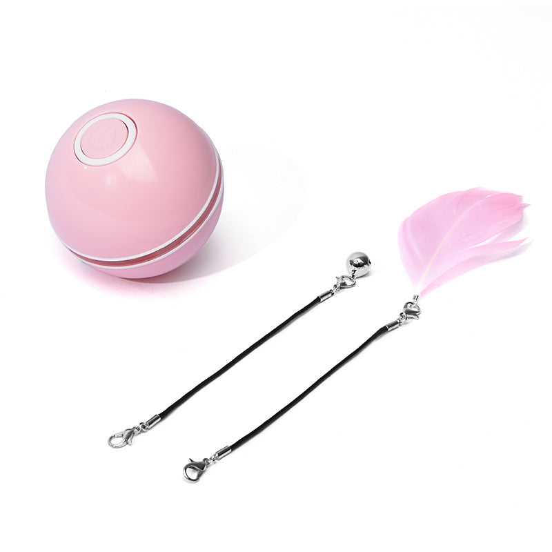 Rechargeable LED Laser Rolling Cat Ball