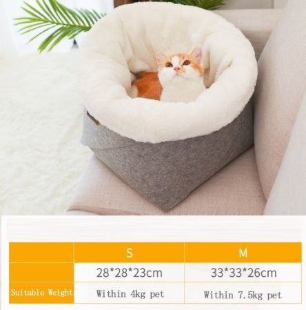 Plush Enclosed Hideaway Nest Bed