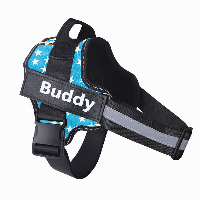 Adjustable No-Pull Reflective Dog Harness