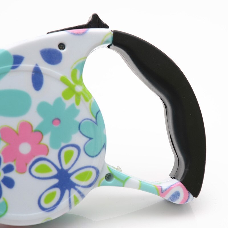 Patterned Retractable Dog Leash