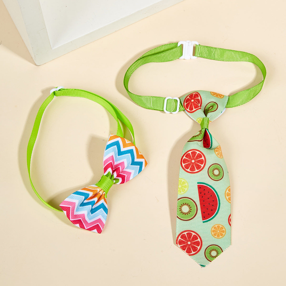 Colorful Pet Bow Tie Set