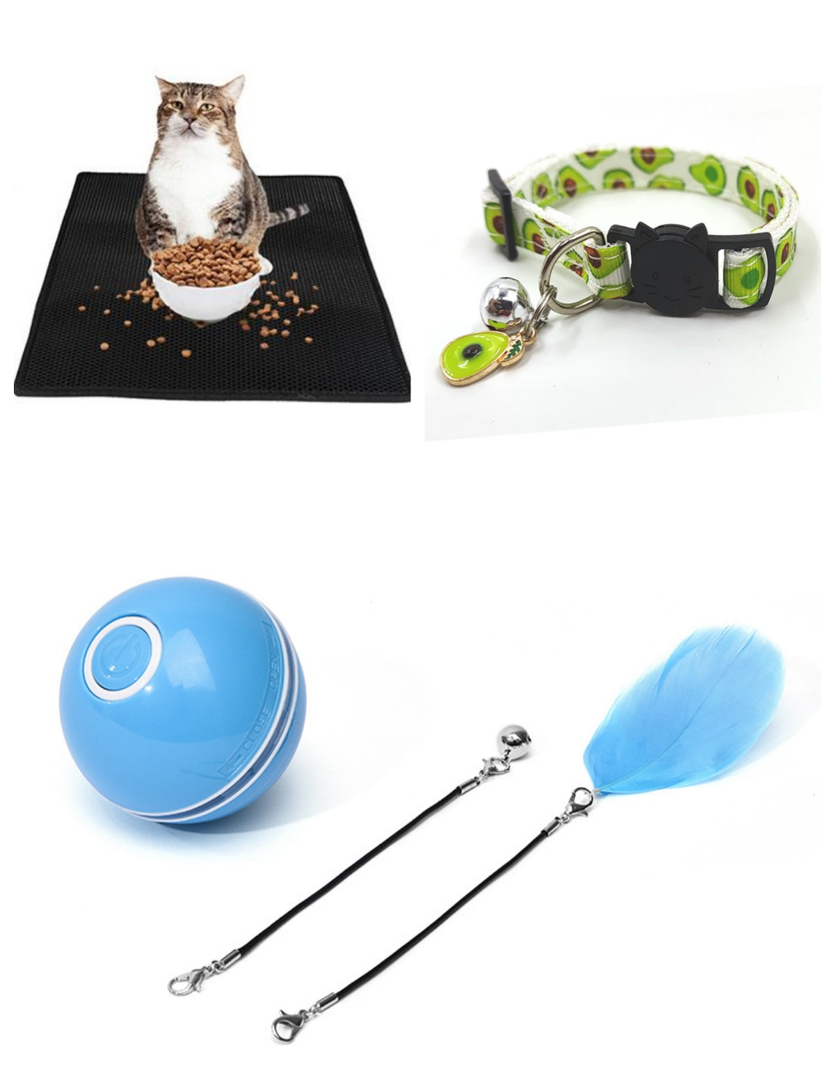 Rechargeable LED Laser Rolling Cat Ball