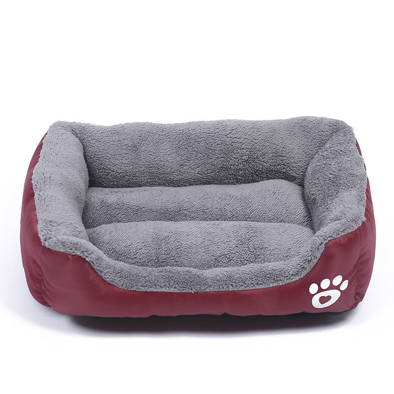 Cozy Fleece Pet Bed, Non-Slip Bottom