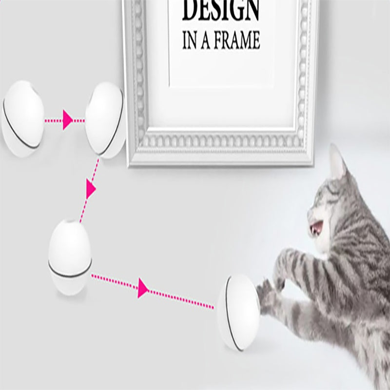 Rechargeable LED Laser Rolling Cat Ball