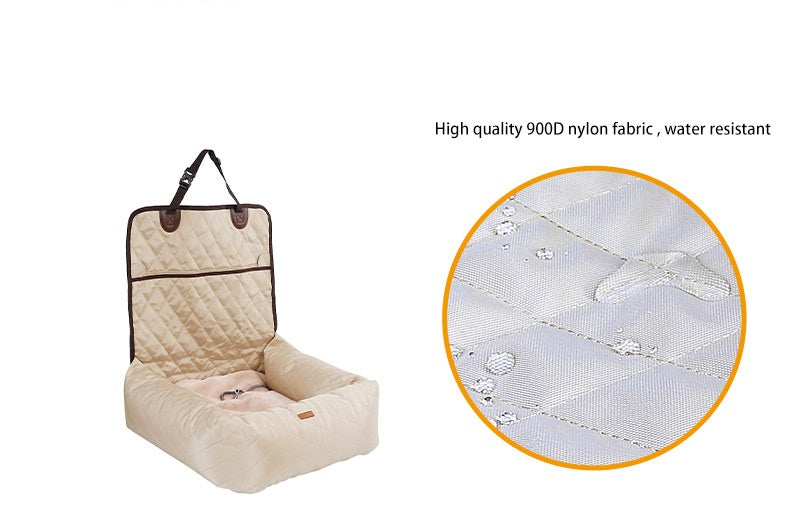 Waterproof dog car seat pad in 3 color options