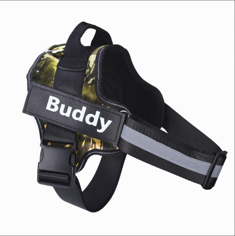 Adjustable No-Pull Reflective Dog Harness