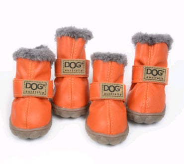 Warm Plush Snow Boots for Dogs