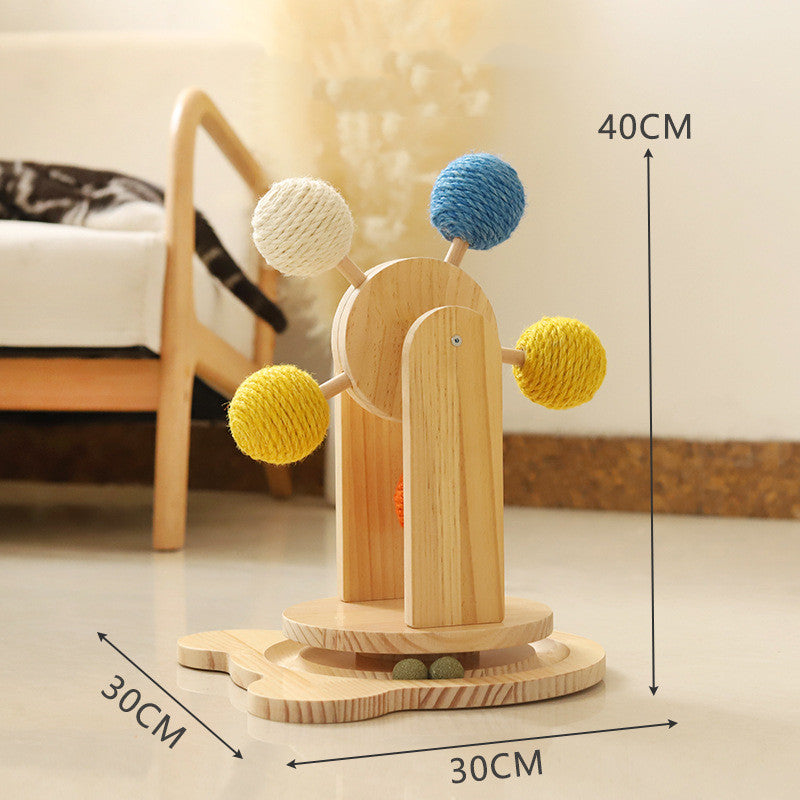 Ferris Wheel Sisal Cat Scratch Board
