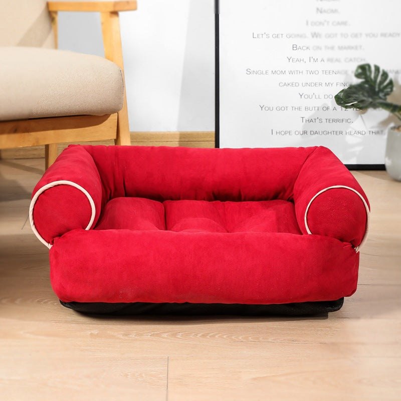 Luxury Plush Dog Sofa Bed