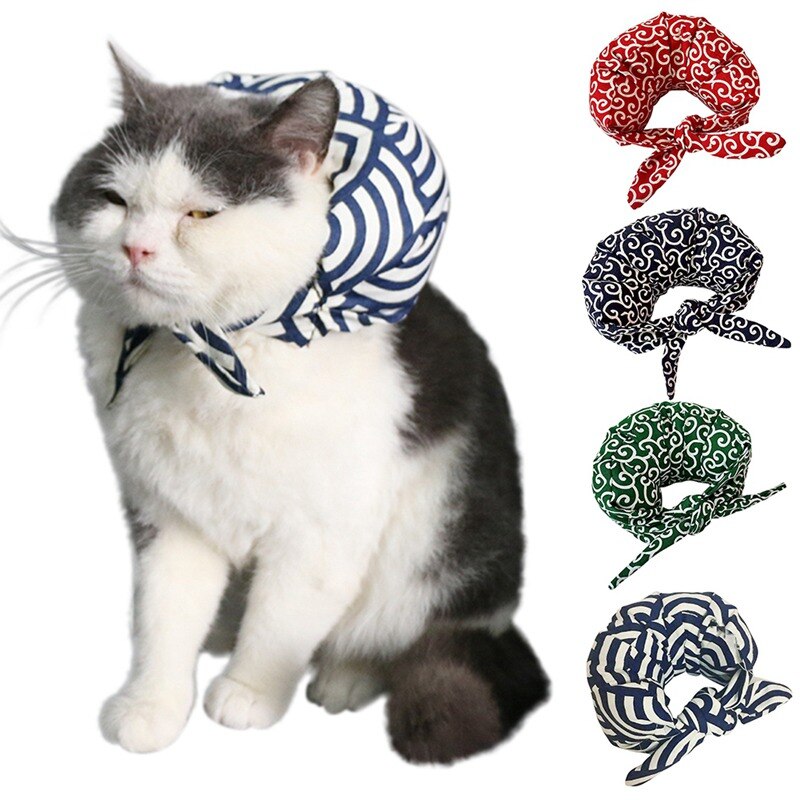 Japanese Cotton Scarf Pet Collar