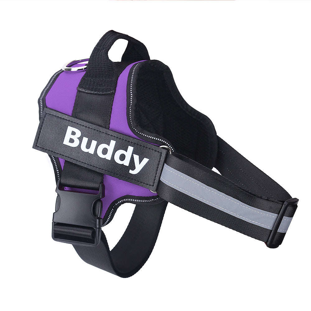 Adjustable No-Pull Reflective Dog Harness