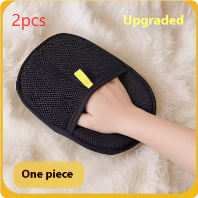 Dual-Sided Deshedding Grooming Glove