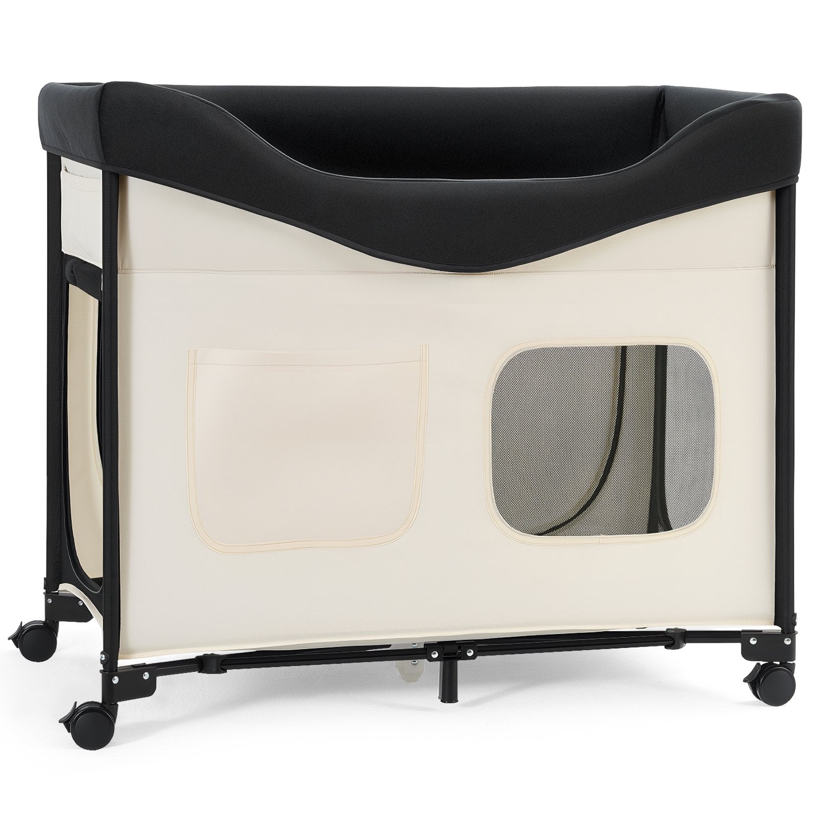Foldable Bunk Dog Bed two-level design