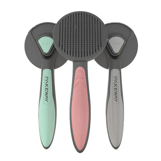 Stop Finding Fur Everywhere Ergonomic Pet Deshedding and Hair Removal Brush