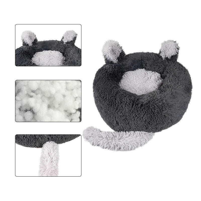 Rabbit Ear Plush Pet Bed